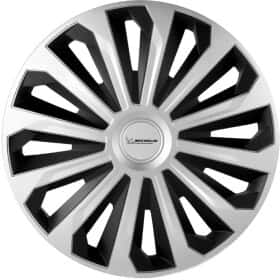 Комплект ковпаків на колеса Michelin Cosmo колір сріблястий + чорний