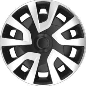 Комплект ковпаків на колеса Michelin Revo колір сріблястий + чорний з хромованим оздобленням
