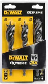 Набір свердл DeWALT гвинтових по дереву Extreme Impact DT90237 16-25 мм 3 шт. Набір свердл DeWALT гвинтових по дереву Extreme Impact DT90237 16-25 мм 3 шт.