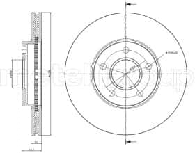 Тормозной диск Metelli 230760C