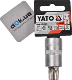 Торцева голова з битою Yato YT-04345 M14 1/2"