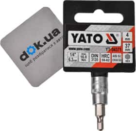 Торцева голова з битою Yato YT-04371 H 4 1/4"