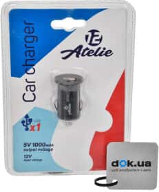 USB зарядка в авто 12 Atelie 951807 USB зарядка в авто 12 Atelie 951807