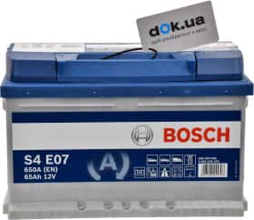 Акумулятор Bosch 6 CT-65-R S4 EFB 0092S4E070