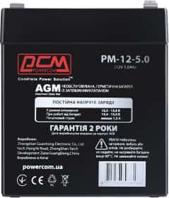 Акумулятор для ДБЖ Powercom PM-12-5 10700223 5 Аг 12 В
