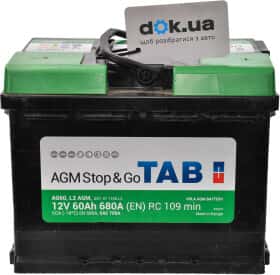 Аккумулятор TAB 6 CT-60-R AGM 213060