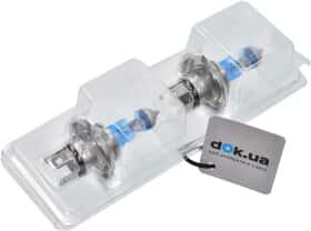 Автолампа Bosma PLUS 120% H4 P43t 55 W 60 W прозоро-блакитна 5455