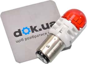 Автолампа Philips Ultinon Pro6000 P21/5W BAY15d красная 11499RU60X2