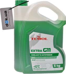 Готовий антифриз TEMOL Extra G11 зелений -42 °C Готовий антифриз TEMOL Extra G11 зелений -42 °C