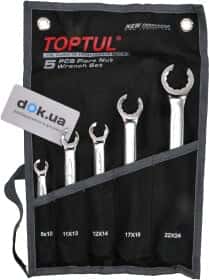 Набір ключів розрізних Toptul GPAQ0502 8x10-22x24 мм 5 шт