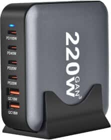 Мережевий зарядний пристрій XoKo QC-220 Gan3 QC-220 220 Вт