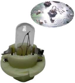 Автолампа General Motors BAX BX8,4d 2 W прозора 2098417