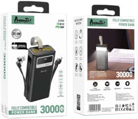 Повербанк Avantis A388 30000 mAh 22.5 Вт
