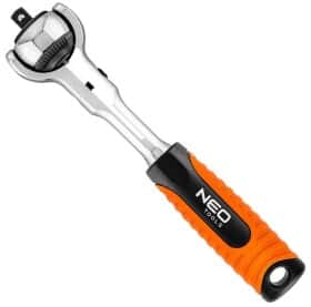 Трещотка Neo Tools 08-546 с шарниром 1/2" 72 зубца 250 мм Трещотка Neo Tools 08-546 с шарниром 1/2" 72 зубца 250 мм