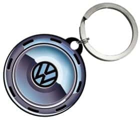 Брелок Nostalgic art Wheel з логотипом Volkswagen синій 48036