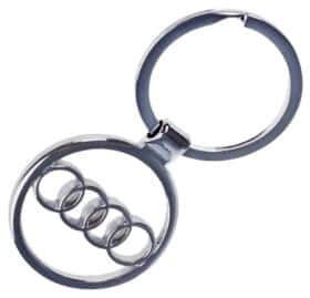 Брелок Vitol з логотипом Audi сірий 00000031628