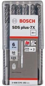 Набір бурів Bosch 2608576192 спіральних по цеглі та бетону 6 мм 30 шт.