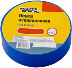 Ізоляційна стрічка MasterTool 449020 синя ПВХ 17 мм х 20 м 10 шт