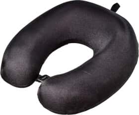 Подушка-підголовник Kerdis Memory foam чорна без логотипа 4820198830762