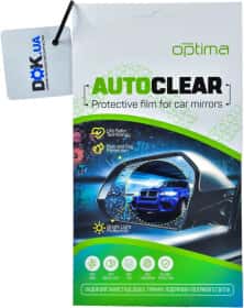 Плівка-антидощ на дзеркала Optima Auto Clear 00000068958 150x100 мм Плівка-антидощ на дзеркала Optima Auto Clear 00000068958 150x100 мм