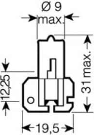 Автолампа Osram Original Line H2 X511 70 W прозора 64175 Автолампа Osram Original Line H2 X511 70 W прозора 64175