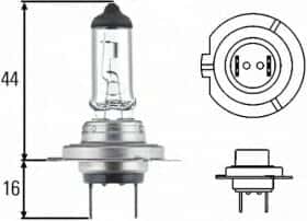 Автолампа Behr Hella Standard H7 PX26d 70 W прозрачная 8gh007157241