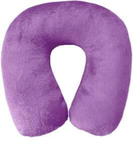 Подушка-подголовник Coverbag Memory foam фиолетовый без логотипа 484 Подушка-подголовник Coverbag Memory foam фиолетовый без логотипа 484