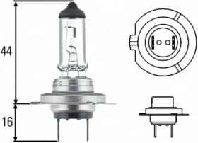 Автолампа Behr Hella Heavy Duty H7 PX26d 70 W прозора 8GH007157231