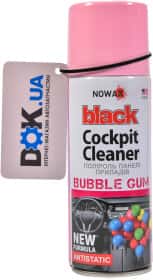 Поліроль для салону Nowax "Black" Cockpit Cleaner bubble gum 450 мл