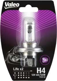 Автолампа Valeo H4 P43t-38 55 W 60 W прозора 032508