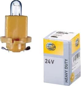 Автолампа Behr Hella Heavy Duty BAX EBS-R4 1,2 W прозора 8GA007997191
