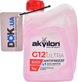 Готовий антифриз Akvilon Ultra G12+ червоний -40 °C