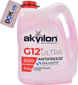 Готовый антифриз Akvilon Ultra G12+ красный -40 °C