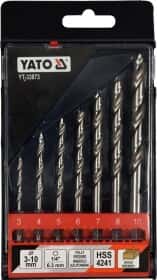Набор сверл Yato спиральных по дереву YT-33873 3-10 мм 7 шт. Набор сверл Yato спиральных по дереву YT-33873 3-10 мм 7 шт.