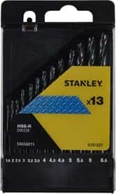 Набор сверл Stanley спиральных по металлу STA56015-QZ 1.5-6.5 мм 13 шт.