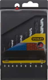Набір свердл Stanley спіральних по металу та цеглі STA56000-QZ 3-8 мм 9 шт. Набір свердл Stanley спіральних по металу та цеглі STA56000-QZ 3-8 мм 9 шт.