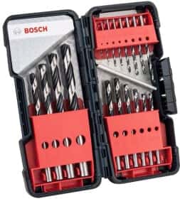Набор сверл Bosch спиральных по металлу 2608577350 1-10 мм 18 шт.