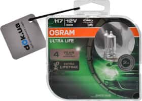 Автолампа Osram Ultra Life H7 PX26d прозора 64210ulthcb