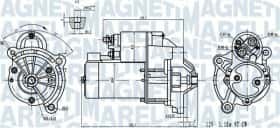 Стартер Magneti Marelli 943205811010