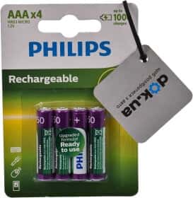Акумуляторна батарейка Philips Rechargeable R03B4A95/10 950 mAh 4 шт