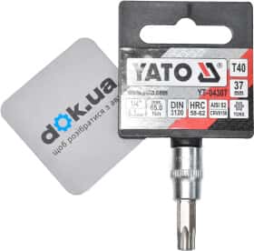Торцева голова з битою Yato YT-04307 T40 1/4"