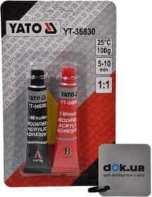Клей Yato 5 Minutes двокомпонентний Клей Yato 5 Minutes двокомпонентний