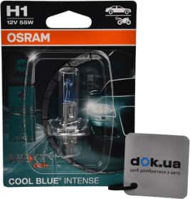 Автолампа Osram Cool Blue Intense (Next Gen) H1 P14,5s 55 W світло-блакитна 64150CBN-01B