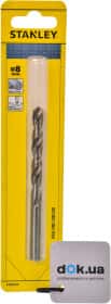 Сверло Stanley спиральное по металлу STA50720-QZ 8 мм