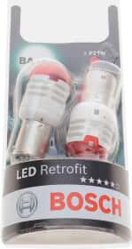 Автолампа Bosch Retrofit LED P21W BA15s 1,75 W червона 1987301529