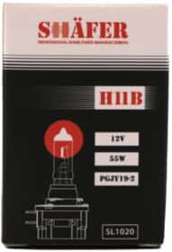 Автолампа Shafer H11B PGJY19-2 55 W прозора SL10041