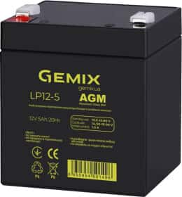 Акумулятор для ДБЖ Gemix LP LP12-5 10630080 5 Аг 12 В