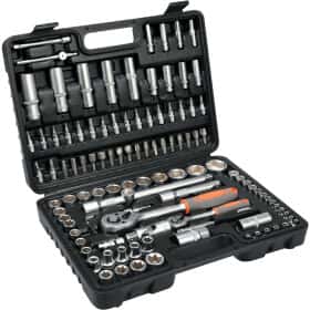 Набір торцевих головок та компонентів STHOR 58685 1/2", 3/8", 1/4", 5/16" (108 пр.)
