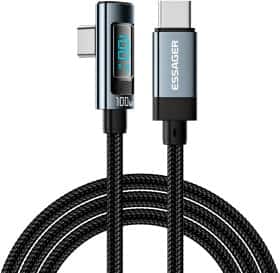 Кабель Essager EXCT1W-HCA0G-P type-C - type-C 2 м