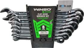 Набір ключів тріскачок комбінованих Winso Pro-Series 900208 8-19 мм 8 шт